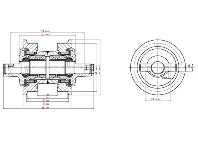 Rodillo inferior D50