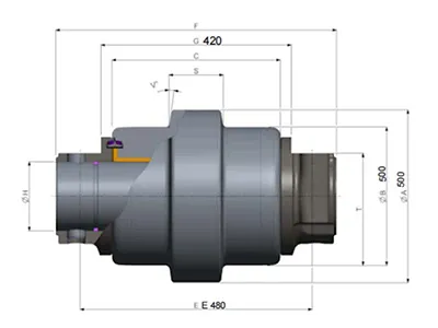 Rodillo inferior PC3000