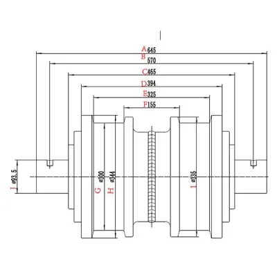 Rodillo inferior D475