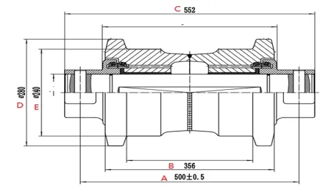 Rodillo inferior ZX870