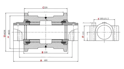 Rodillo inferior EX470