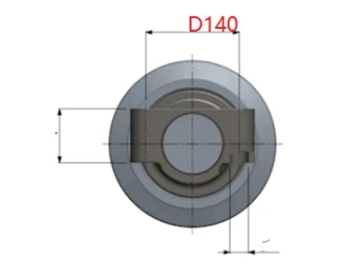 Rodillo superior para excavadora Komatsu PC3000