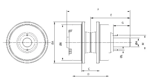 Rodillo superior para bulldozer Komatsu D39