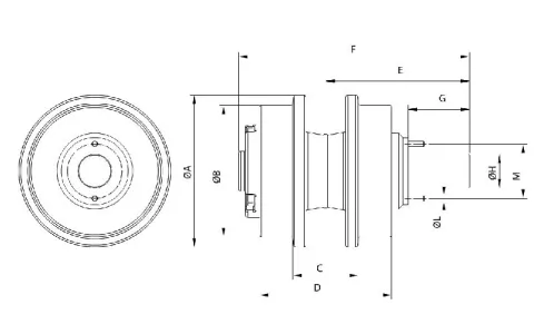 Rodillo superior para bulldozer Caterpillar D6M