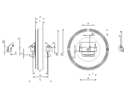 Rueda guía para bulldozer Komatsu D85