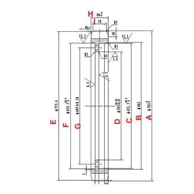 Rueda dentada para excavadora Komatsu PC400  